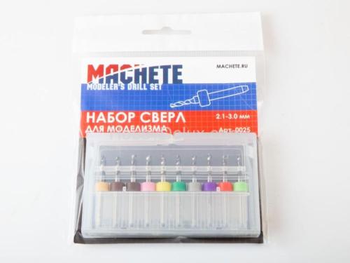 Набор сверл для моделизма 2.1-3.0 мм