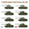 RFM (RYEFIELD MODEL) RM5083 1:35 Советский танк Т-34/85 обр.1944 г., завод №183