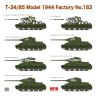 RFM (RYEFIELD MODEL) RM5083 1:35 Советский танк Т-34/85 обр.1944 г., завод №183