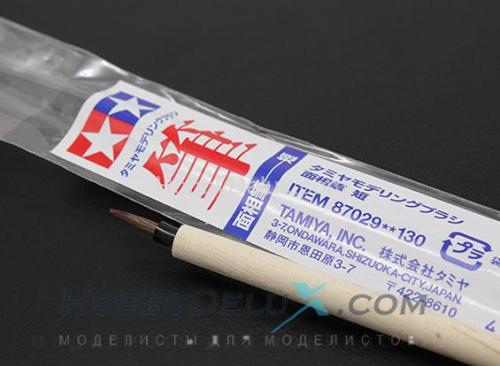 Кисточка круглая, притупленная (конский волос, ручка дерево)