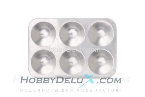 Алюминиевая палитра, 6 чашек