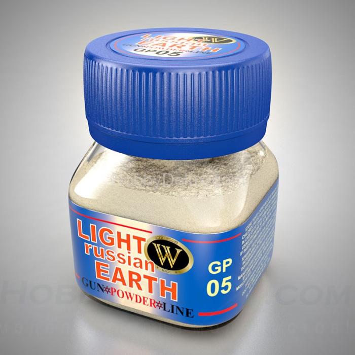 WILDER GP-05 Сухой пигмент - РУССКАЯ СВЕТЛАЯ ЗЕМЛЯ HDF-GP-05