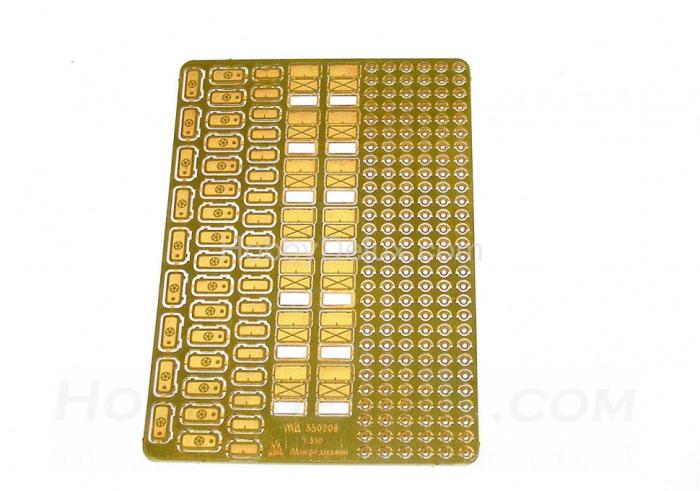 Набор иллюминаторов и дверей для флота 1:350 МД350208