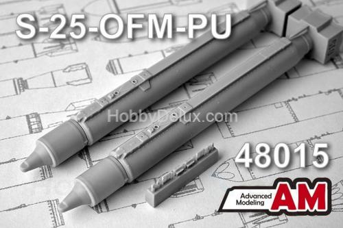НАР С-25-ОФМ с пусковым устройством О-25Л (в комплекте два НАР).