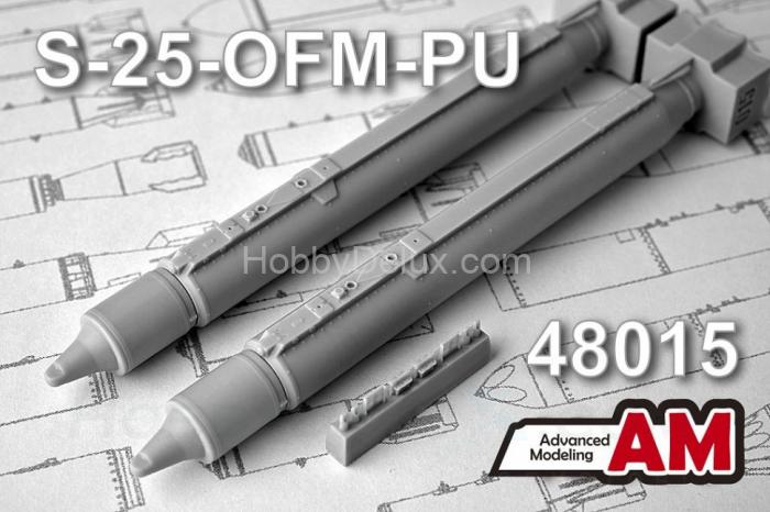 НАР С-25-ОФМ с пусковым устройством О-25Л (в комплекте два НАР). AMC48015