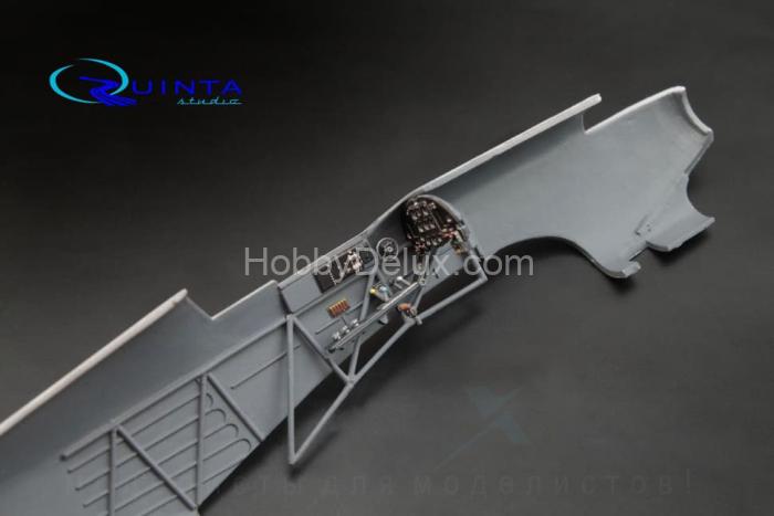 3D Декаль интерьера кабины Як-1 (средние серии) (для модели Моделсвит/ЮФ)2 QD48003-Base