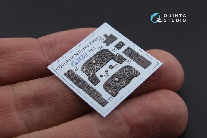 3D Декаль интерьера кабины IA 58 для модели Kinetic QD48179