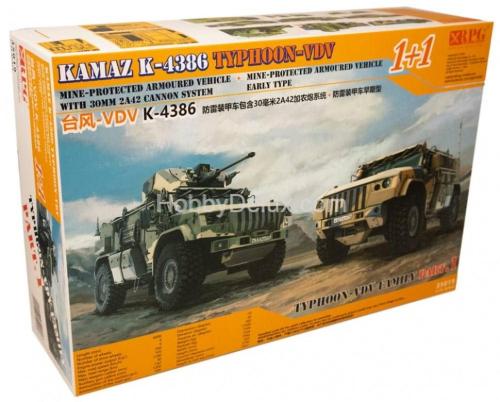RPG-MODEL 35019 Российский бронеавтомобиль К-4386 «Тайфун-ВДВ» (две модели в комплекте)