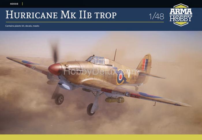 Сборная модель Hurricane Mk IIB Trop AH40008