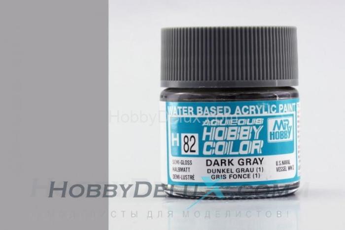 Краска акриловая Hobby Color - H082 Dark Grey (1) H82