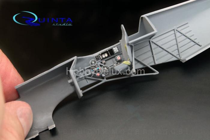 3D Декаль интерьера кабины Як-1 (средние серии) (для модели Моделсвит/ЮФ)3 QD48003-Pro