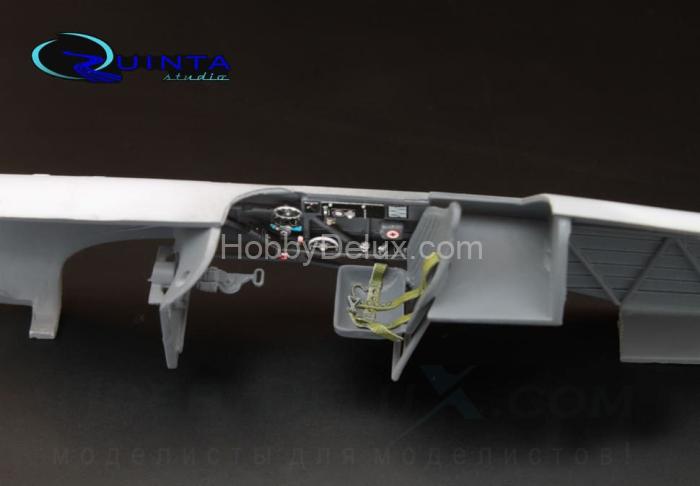 3D Декаль интерьера кабины Як-1 (средние серии) (для модели Моделсвит/ЮФ)3 QD48003-Pro