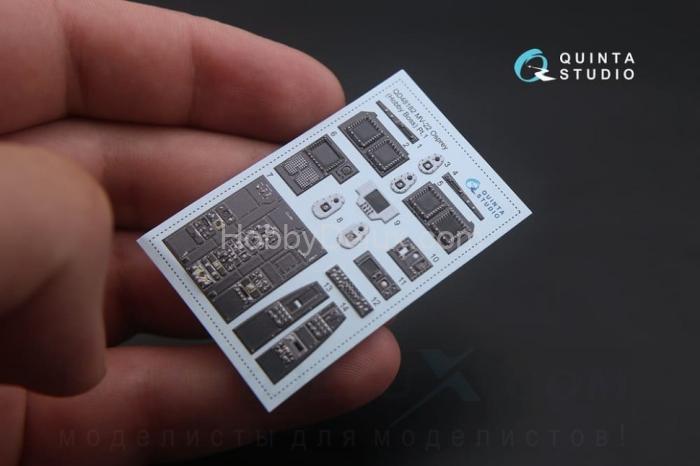 3D Декаль интерьера кабины MV-22 Osprey для модели HobbyBoss QD48182