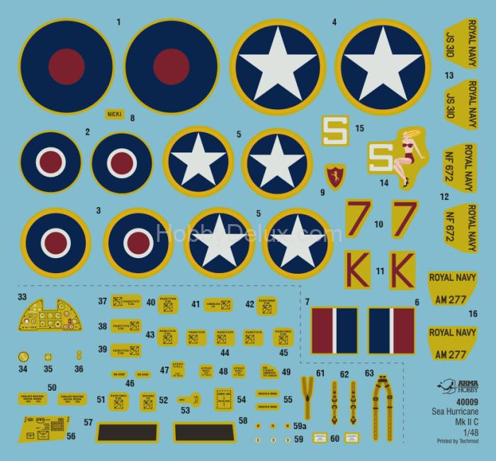Сборная модель Sea Hurricane Mk IIc AH40009