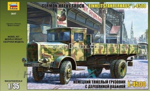 Нем. грузовик с деревянной кабиной L-4500