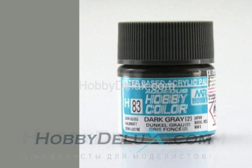 Краска акриловая Hobby Color - H083 Dark Grey (2)