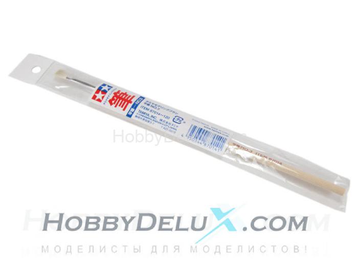 Кисточка плоская (конский волос, ручка дерево) 87014