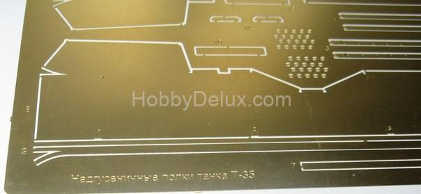 Набор фототравления для Т-35 (Надгусеничные полки) МД035211