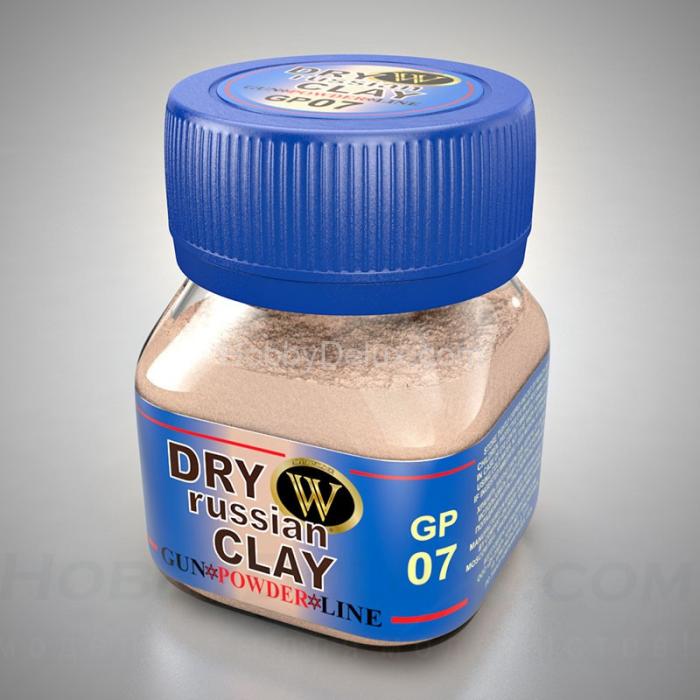 WILDER GP-07 Сухой пигмент - СУХАЯ РУССКАЯ ГЛИНА HDF-GP-07