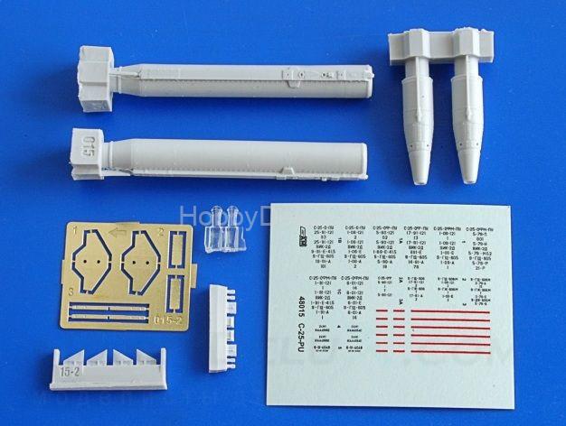 УР С-25Л с пусковым устройством О-25Л (в комплекте две ракеты). AMC48015-2
