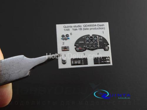 3D Декаль интерьера кабины Як-1Б (для модели Моделсвит)1