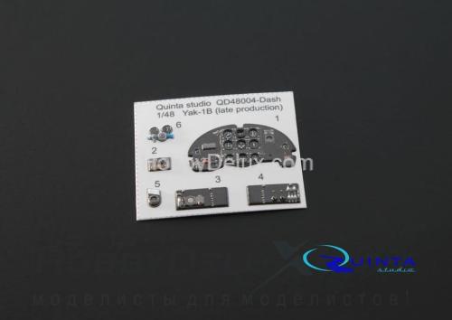 3D Декаль интерьера кабины Як-1Б (для модели Моделсвит)1