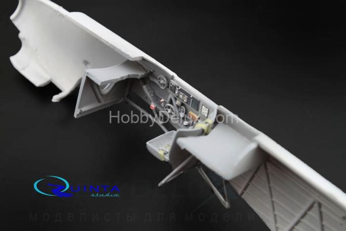 3D Декаль интерьера кабины Як-1Б (для модели Моделсвит)1 QD48004-Dash