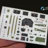 3D Декаль интерьера кабины P-51D поздний для модели Tamiya QD32004