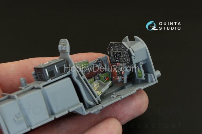 3D Декаль интерьера кабины P-51D поздний для модели Tamiya QD32004