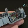 3D Декаль интерьера кабины P-51D поздний для модели Tamiya QD32004