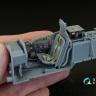 3D Декаль интерьера кабины P-51D поздний для модели Tamiya QD32004