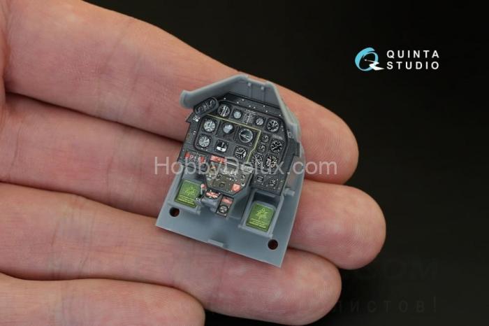 3D Декаль интерьера кабины P-51D поздний для модели Tamiya QD32004