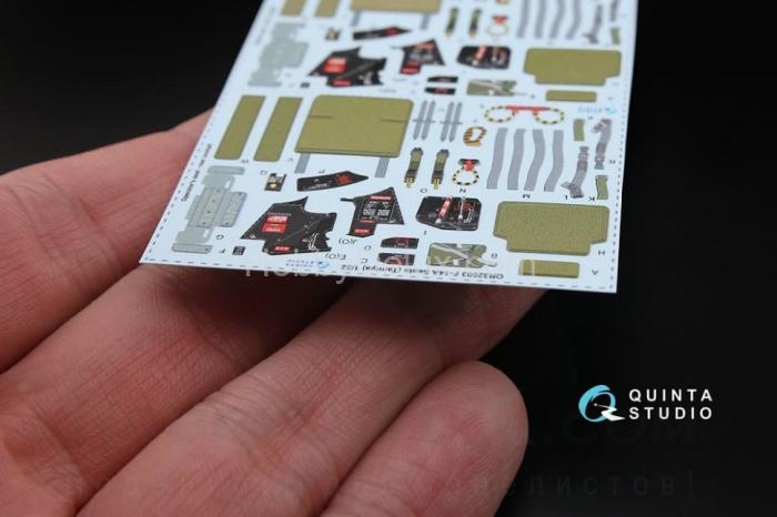 Катапультируемые кресла GRU-7A - 2шт, для F-14A, модели Tamiya QR32003