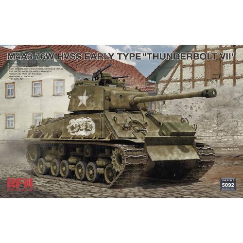 Американский танк Шерман M4A3 76W HVSS ранний тип "THUNDERBOLT VII"