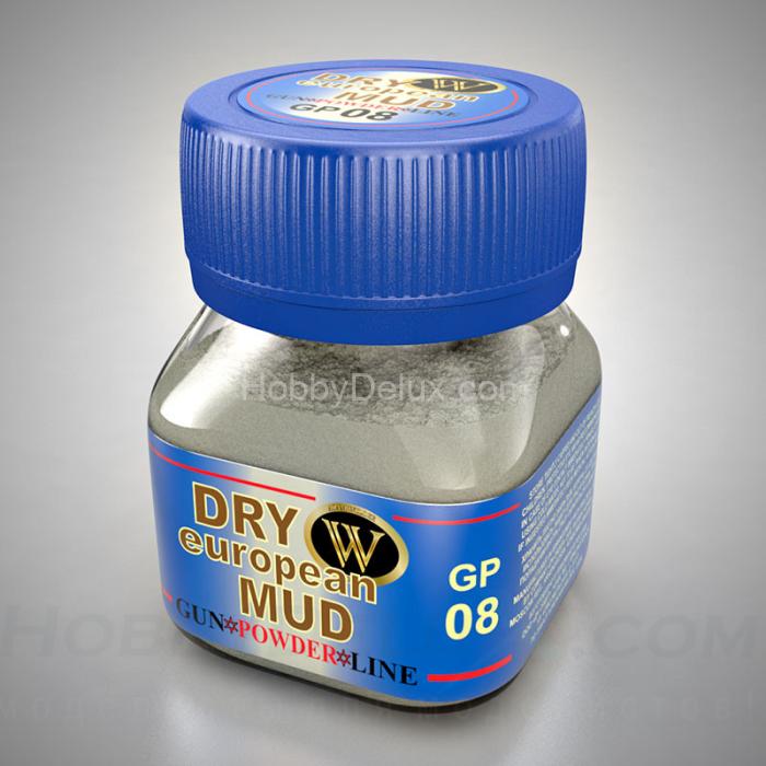 WILDER GP-08 Сухой пигмент - СУХАЯ ЕВРОПЕЙСКАЯ ГРЯЗЬ HDF-GP-08