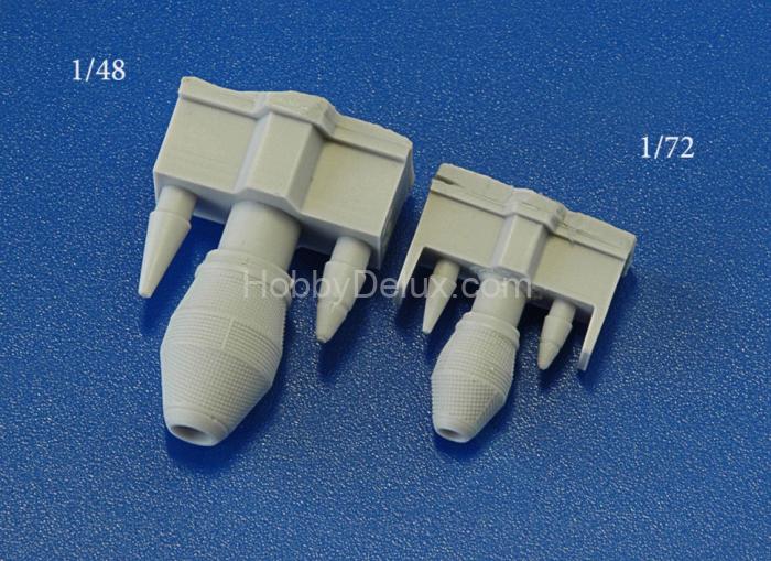 НАР С-25-0 с осколочной БЧ и пусковым устройством О-25Л AMC48015-3