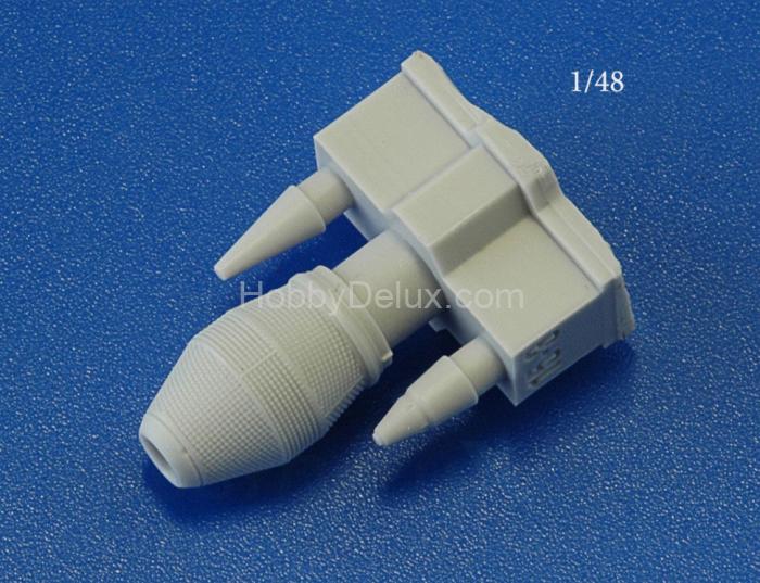 НАР С-25-0 с осколочной БЧ и пусковым устройством О-25Л AMC48015-3