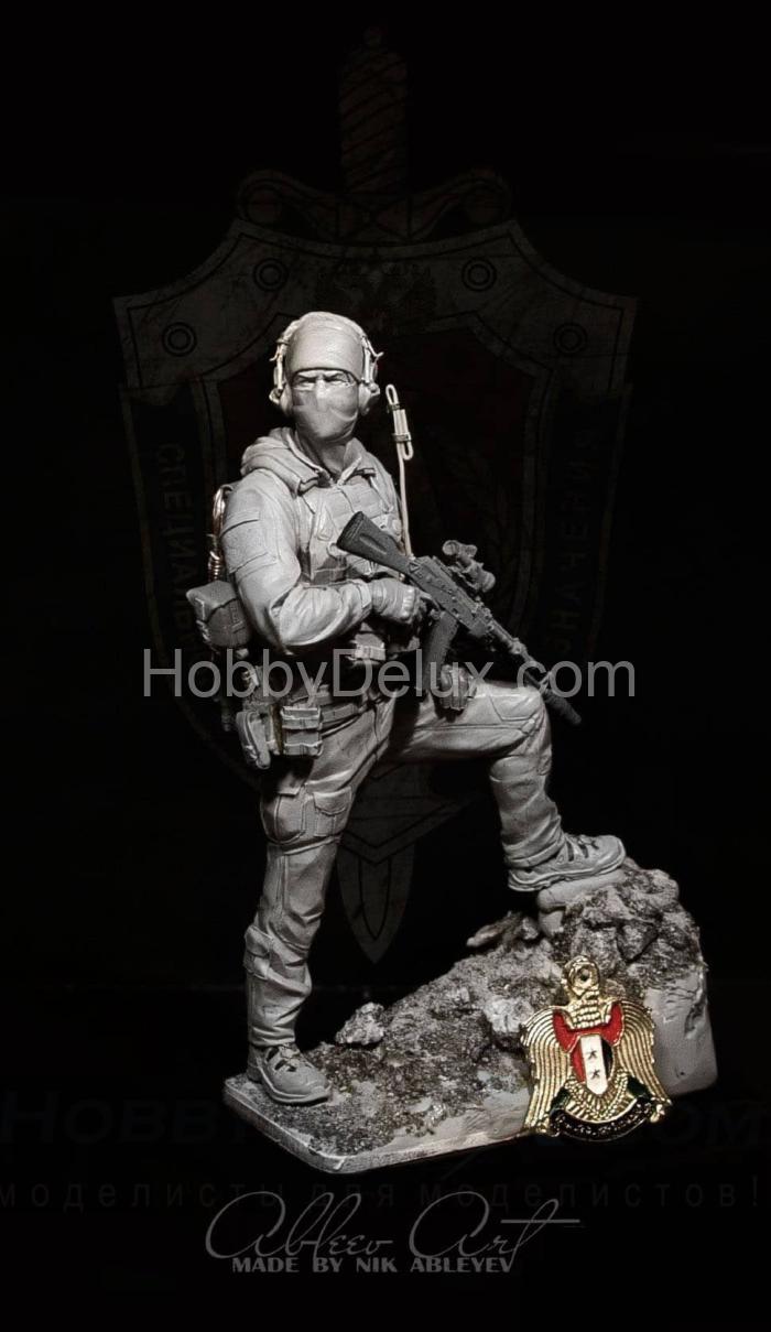 Российский офицер спецназа ГРУ миниатюра 120 мм. RA-1601А