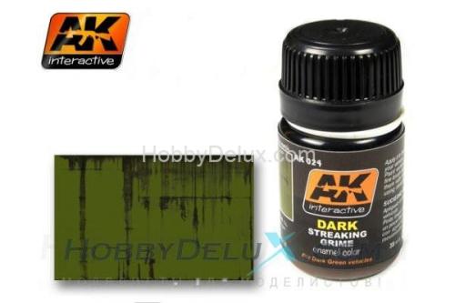 AK024 AK Interactive DARK STREAKING GRIME (тёмные полосы грязи)