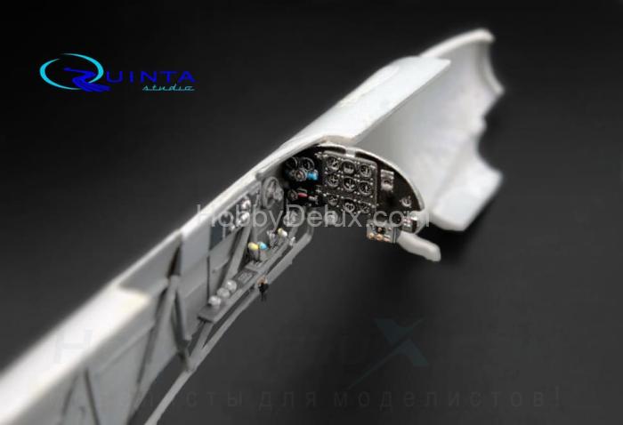 3D Декаль интерьера кабины Як-1Б (для модели Моделсвит)3 QD48004-Pro