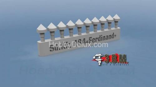Конические болты САУ Фердинанд М1/35