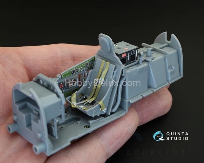 3D Декаль интерьера кабины P-51D ранний для модели Tamiya QD32005