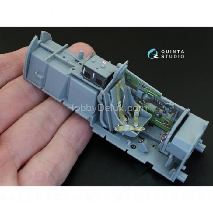 3D Декаль интерьера кабины P-51D ранний для модели Tamiya QD32005