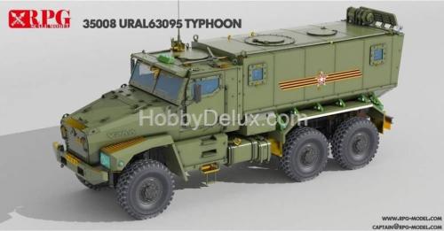 RPG-MODEL 35008A Российский бронеавтомобиль U-63095 TYPHOON-U + комплект смоляных колёс (6 шт.) [Limited Edition]
