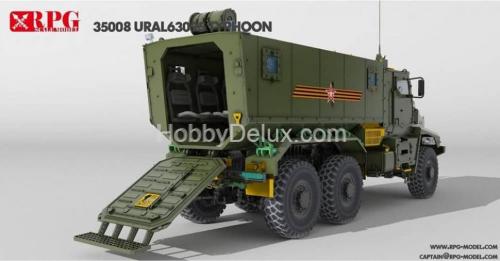 RPG-MODEL 35008A Российский бронеавтомобиль U-63095 TYPHOON-U + комплект смоляных колёс (6 шт.) [Limited Edition]