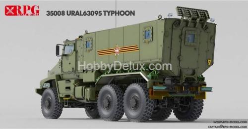 RPG-MODEL 35008A Российский бронеавтомобиль U-63095 TYPHOON-U + комплект смоляных колёс (6 шт.) [Limited Edition]