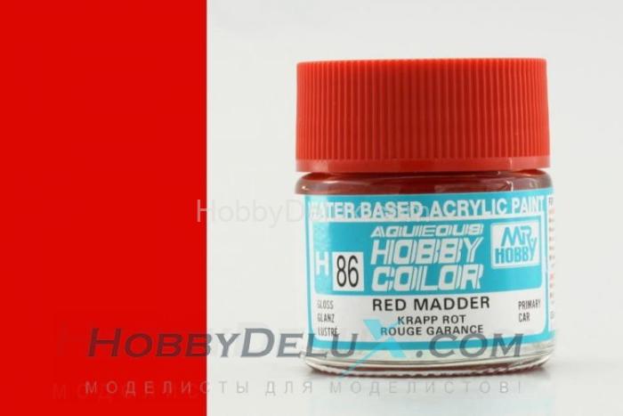 Краска акриловая Hobby Color - H086 Red Madder H86