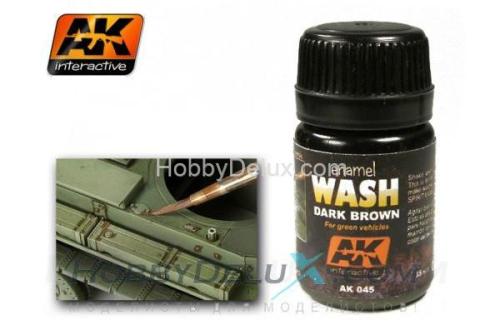 AK045 AK Interactive Смывка DARK WASH FOR GREEN (тёмная смывка для зеленого)