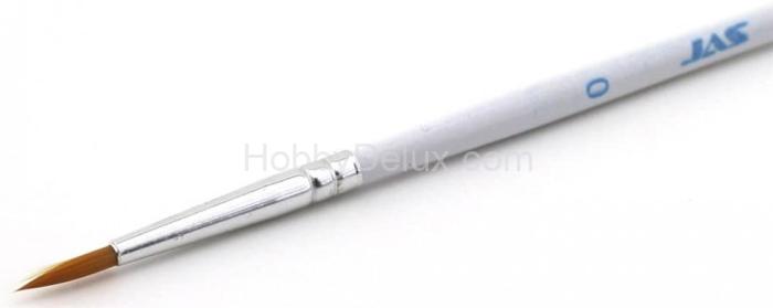 Кисть из синтетического волоса, круглая № 0, 1 шт. JAS3605_1