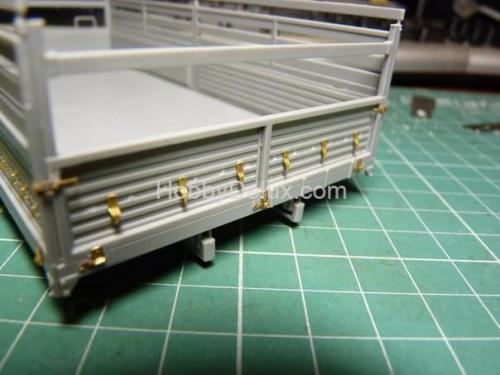 Набор фототравления для КАМАЗа от ICM (Петли бортов)